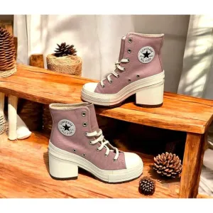 Converse Chuck 70 De Luxe Heel Womens Platform Static Pink/Egret/Gum Size7.5 NIB