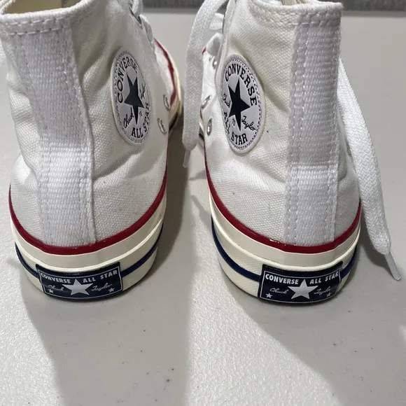 Converse Chuck 70 Hi Big Kids' Shoes White/Granet/Egret