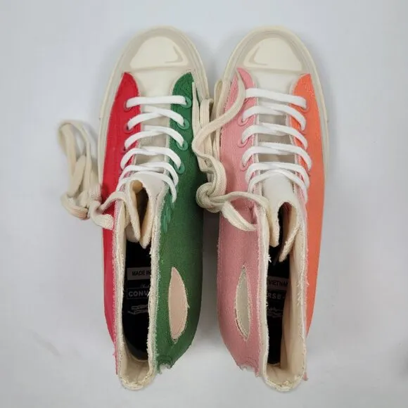 Converse Chuck 70 Hi Multi-Color Canvas Sneakers US Size Men's 8.5 Wo's 10.5 NWB