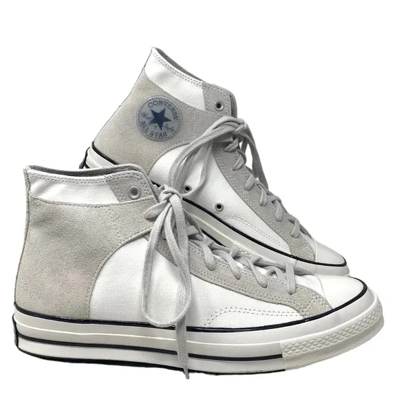 Converse Chuck 70 High White Mouse Shoes Casual Suede Canvas Men's Size A01780C