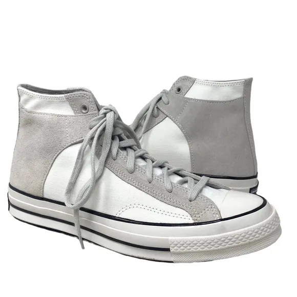 Converse Chuck 70 High White Mouse Shoes Casual Suede Canvas Men's Size A01780C