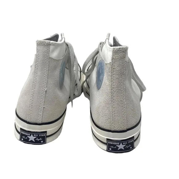 Converse Chuck 70 High White Mouse Shoes Casual Suede Canvas Men's Size A01780C