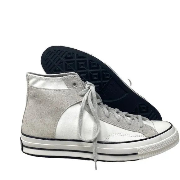 Converse Chuck 70 High White Mouse Shoes Casual Suede Canvas Men's Size A01780C