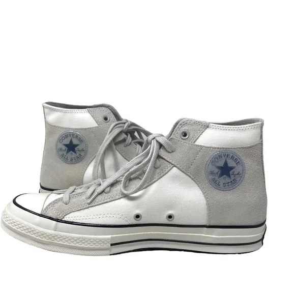 Converse Chuck 70 High White Mouse Shoes Casual Suede Canvas Men's Size A01780C