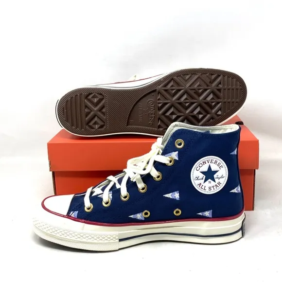 Converse Chuck 70 Shoes For Men Skate Canvas Navy High Top Sneakers A04965C