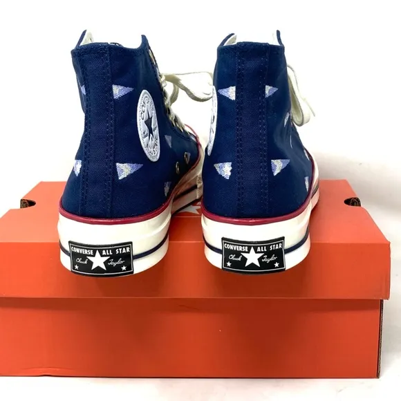 Converse Chuck 70 Shoes For Men Skate Canvas Navy High Top Sneakers A04965C