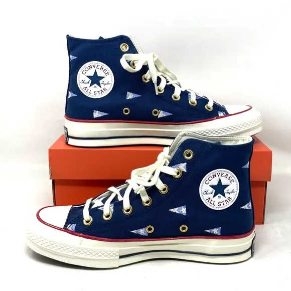 Converse Chuck 70 Shoes For Men Skate Canvas Navy High Top Sneakers A04965C