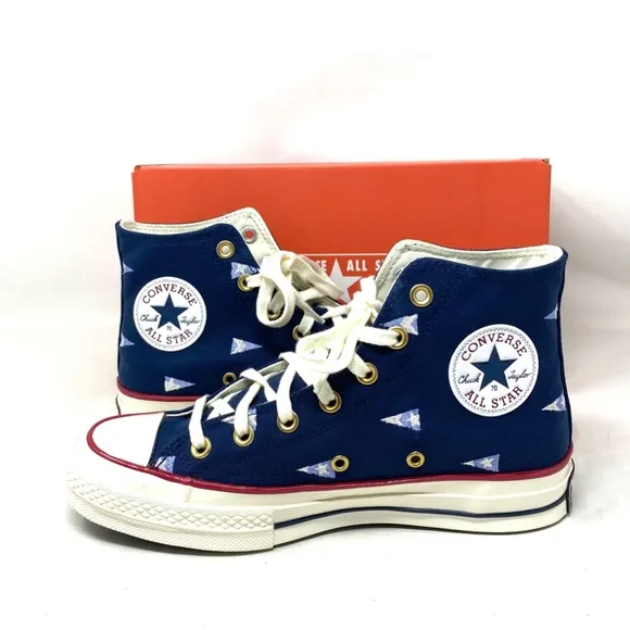 Converse Chuck 70 Shoes For Men Skate Canvas Navy High Top Sneakers A04965C