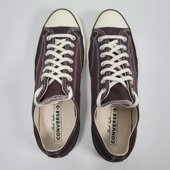 Converse Chuck Taylor All Star 70s Ox Men's Dark Root Brown Sneakers US Size 10
