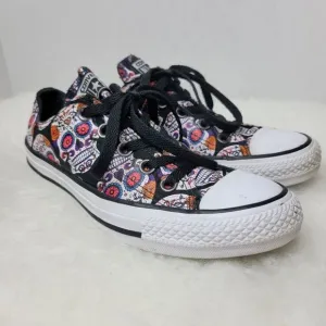 Converse Chuck Taylor All Star Day Of Dead  Sugar Skulls Sneakers Shoes Size 6