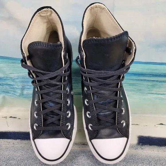 Converse Chuck Taylor All Star EVA Lift Leather Platform. Womens 6.5