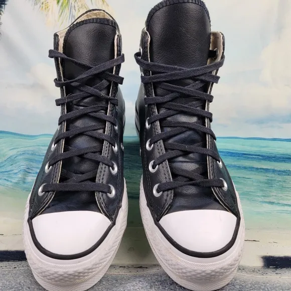 Converse Chuck Taylor All Star EVA Lift Leather Platform. Womens 6.5
