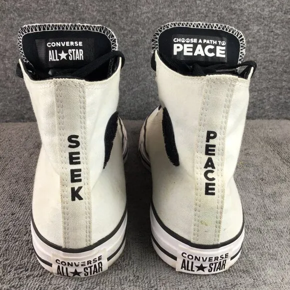 Converse Chuck Taylor All Star Hi Seek Peace Shoes Sz 9