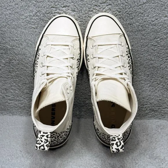 Converse Chuck Taylor All Star Lift Platform High Animalier Womens 9.5 Shoes