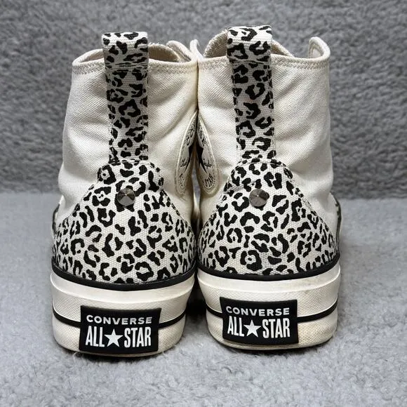 Converse Chuck Taylor All Star Lift Platform High Animalier Womens 9.5 Shoes