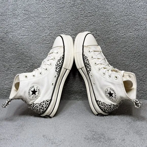 Converse Chuck Taylor All Star Lift Platform High Animalier Womens 9.5 Shoes