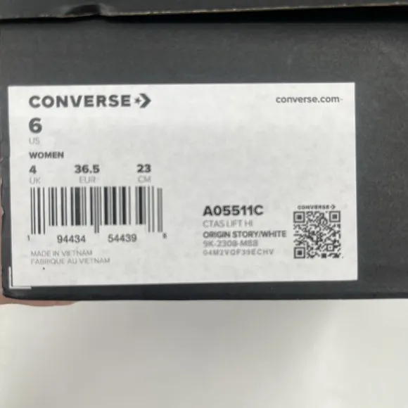 Converse Chuck Taylor All Star‎ Lift Platform Leather &amp; Sherpa Shoes- A05511C