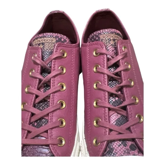 Converse Chuck Taylor All Star OX Wine Ted 56170C Sneaker Shoes Size 10.