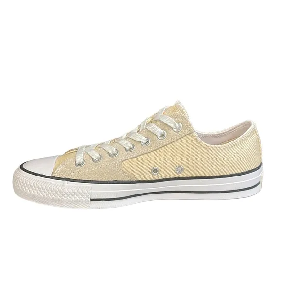 Converse Chuck Taylor All Star Pro Beige Khaki Suede Low 165280C Shoes M-8 W-10
