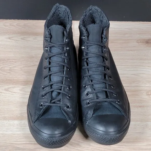 Converse Chuck Taylor All Star Shoes Men Size 9 Black Gore Tex Sneakers 165935C