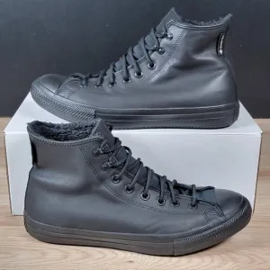 Converse Chuck Taylor All Star Shoes Men Size 9 Black Gore Tex Sneakers 165935C