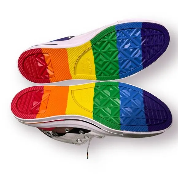 Converse Chuck‎ Taylor All Star Sneakers Hi Pride Sneakers 2020 LGBTQ Mens 9.5