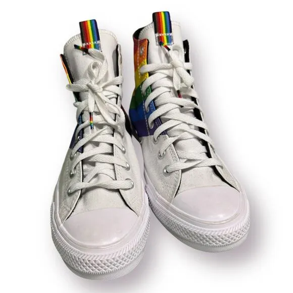 Converse Chuck‎ Taylor All Star Sneakers Hi Pride Sneakers 2020 LGBTQ Mens 9.5
