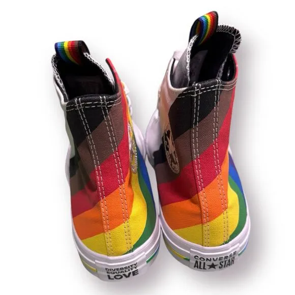 Converse Chuck‎ Taylor All Star Sneakers Hi Pride Sneakers 2020 LGBTQ Mens 9.5