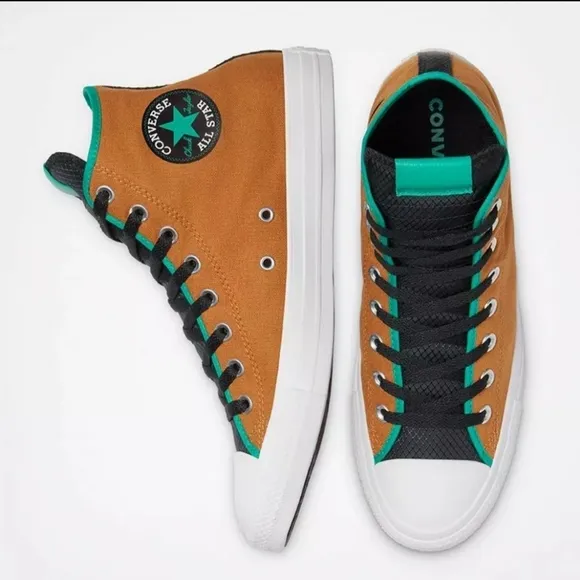 Converse Chuck Taylor AS Digital Terrain Hi Shoes, 170364F Dark Soba/Blk/Green 6