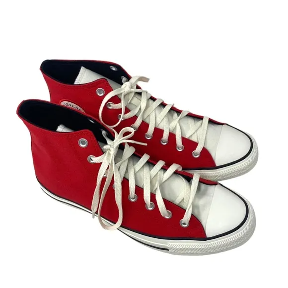Converse Chuck Taylor Canvas High Top For Men Shoes Red White Sneaker A06008F