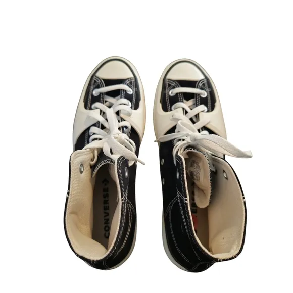 Converse Chuck Taylor Construct Hi Sneaker Black A05094C Men's Size 11