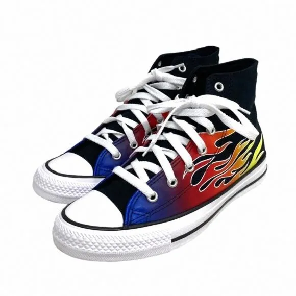 Converse Chuck Taylor High Shoes Women Kids Black A04715F Skate Sneakers Canvas