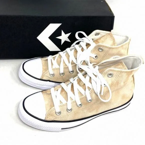 Converse Chuck Taylor High Top Shoes For Men White A04960F Sneakers Canvas Oat
