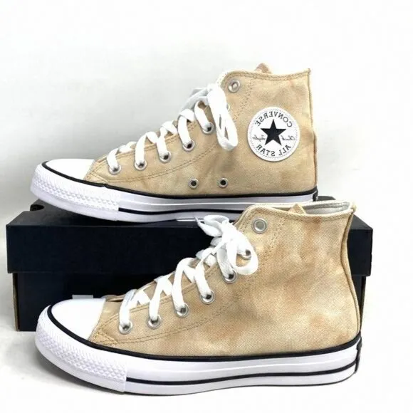 Converse Chuck Taylor High Top Shoes For Men White A04960F Sneakers Canvas Oat