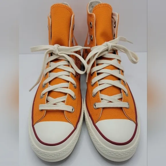 Converse × Come Tees Chuck 70s Star Path orange hi-top sneakers | WMS 10