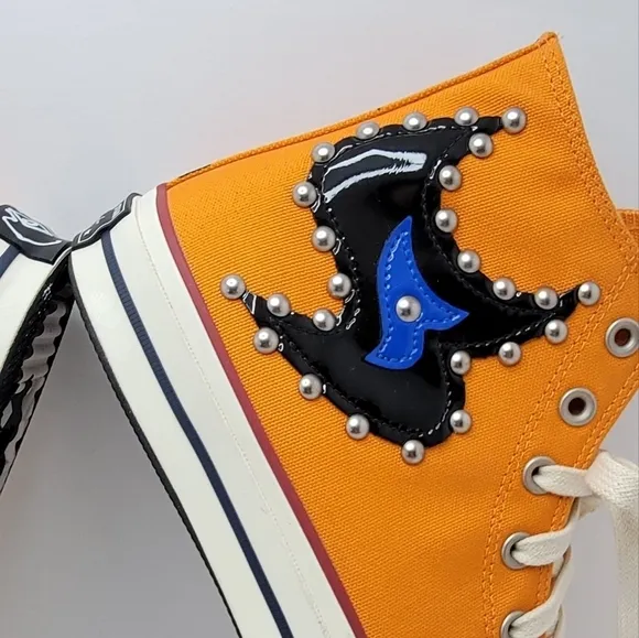 Converse × Come Tees Chuck 70s Star Path orange hi-top sneakers | WMS 10