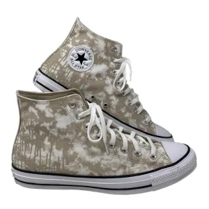 Converse Ctas High Top Shoes Men’s Size White Beach Stone Canvas Skate A06003C