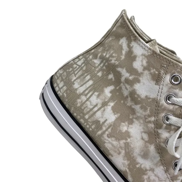 Converse Ctas High Top Shoes Men’s Size White Beach Stone Canvas Skate A06003C
