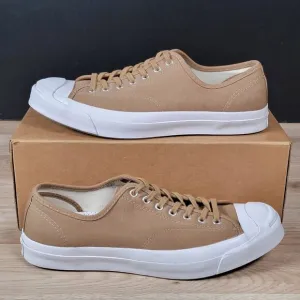 Converse Jack Purcell Ox Shoes Men Size 11.5 Brown White Canvas Sneakers 149914C