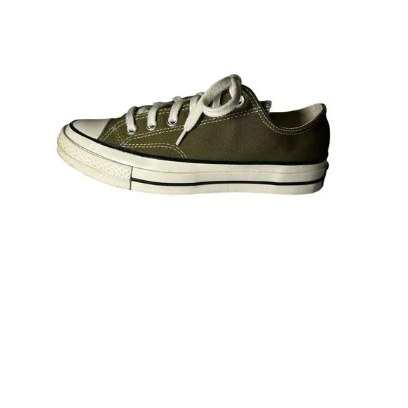 Converse Men's 5 Women’s 7 Chuck Taylor All Star 70 Ox Dark Moss Low-Top Shoes