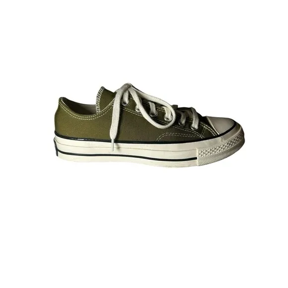 Converse Men's 5 Women’s 7 Chuck Taylor All Star 70 Ox Dark Moss Low-Top Shoes