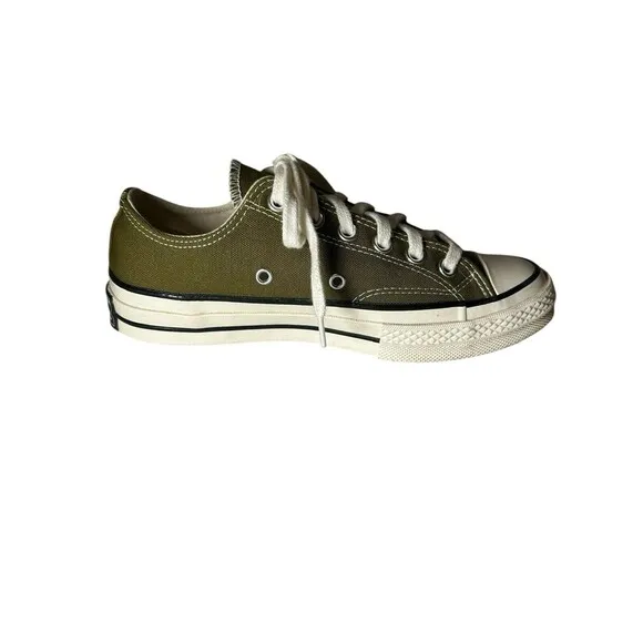 Converse Men's 5 Women’s 7 Chuck Taylor All Star 70 Ox Dark Moss Low-Top Shoes