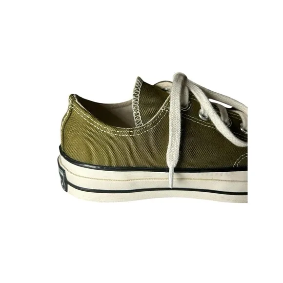 Converse Men's 5 Women’s 7 Chuck Taylor All Star 70 Ox Dark Moss Low-Top Shoes