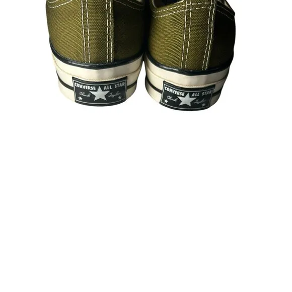 Converse Men's 5 Women’s 7 Chuck Taylor All Star 70 Ox Dark Moss Low-Top Shoes