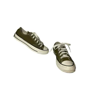 Converse Men's 5 Women’s 7 Chuck Taylor All Star 70 Ox Dark Moss Low-Top Shoes