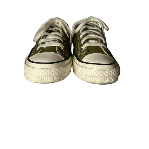 Converse Men's 5 Women’s 7 Chuck Taylor All Star 70 Ox Dark Moss Low-Top Shoes