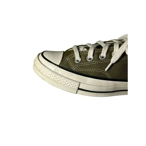 Converse Men's 5 Women’s 7 Chuck Taylor All Star 70 Ox Dark Moss Low-Top Shoes