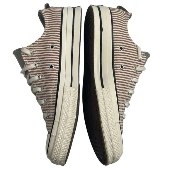 Converse Men’s Chuck 70 Sneakers Shoes Crafted Hickory Striped Size 7 Women’s 9