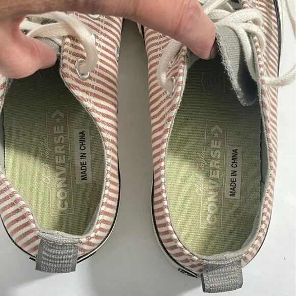 Converse Men’s Chuck 70 Sneakers Shoes Crafted Hickory Striped Size 7 Women’s 9