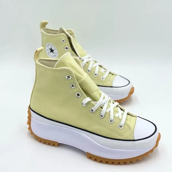 Converse Run Star Hike HI Shoes Sneakers &quot;Lemon Drop&quot; - A02132C